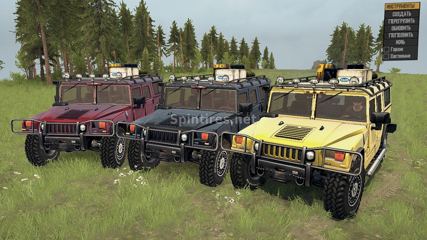 Hummer H1 для Spintires: MudRunner (v29.01.18) для Spintires 