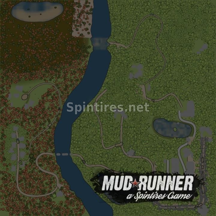 Карта «За Рекой» для Spintires: MudRunner (v29.01.18) для Spintires 