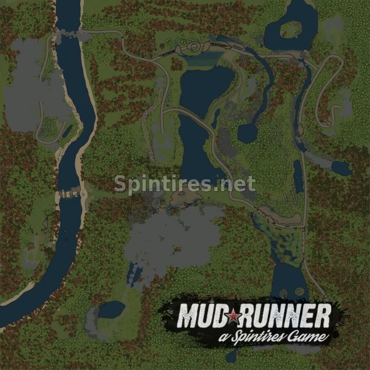 Карта «Dark forest» для Spintires: MudRunner (v29.01.18) для Spintires 