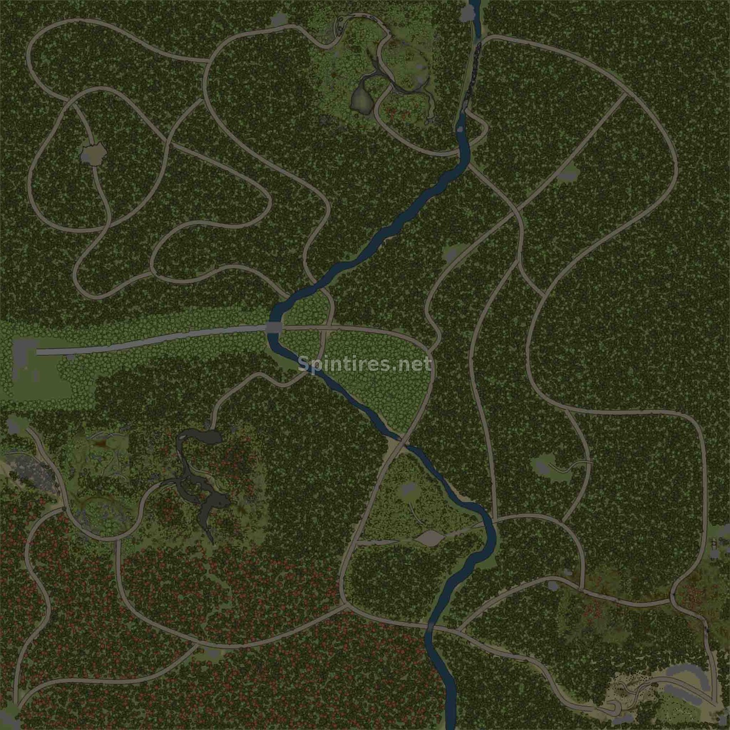 Карта «Small River» для Spintires: MudRunner (v29.01.18) для Spintires 