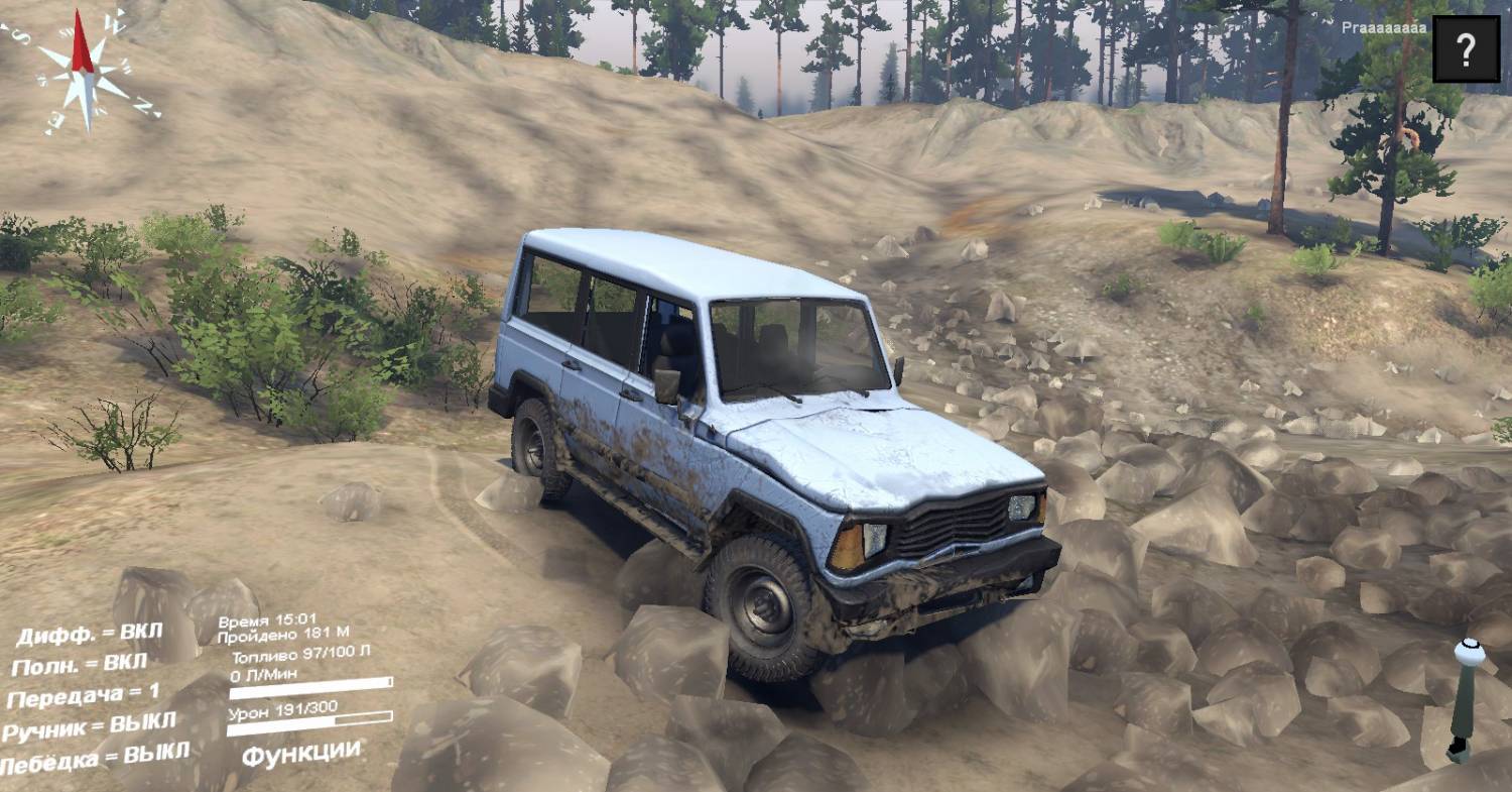 Уаз 3170 Hotfix для Spintires 