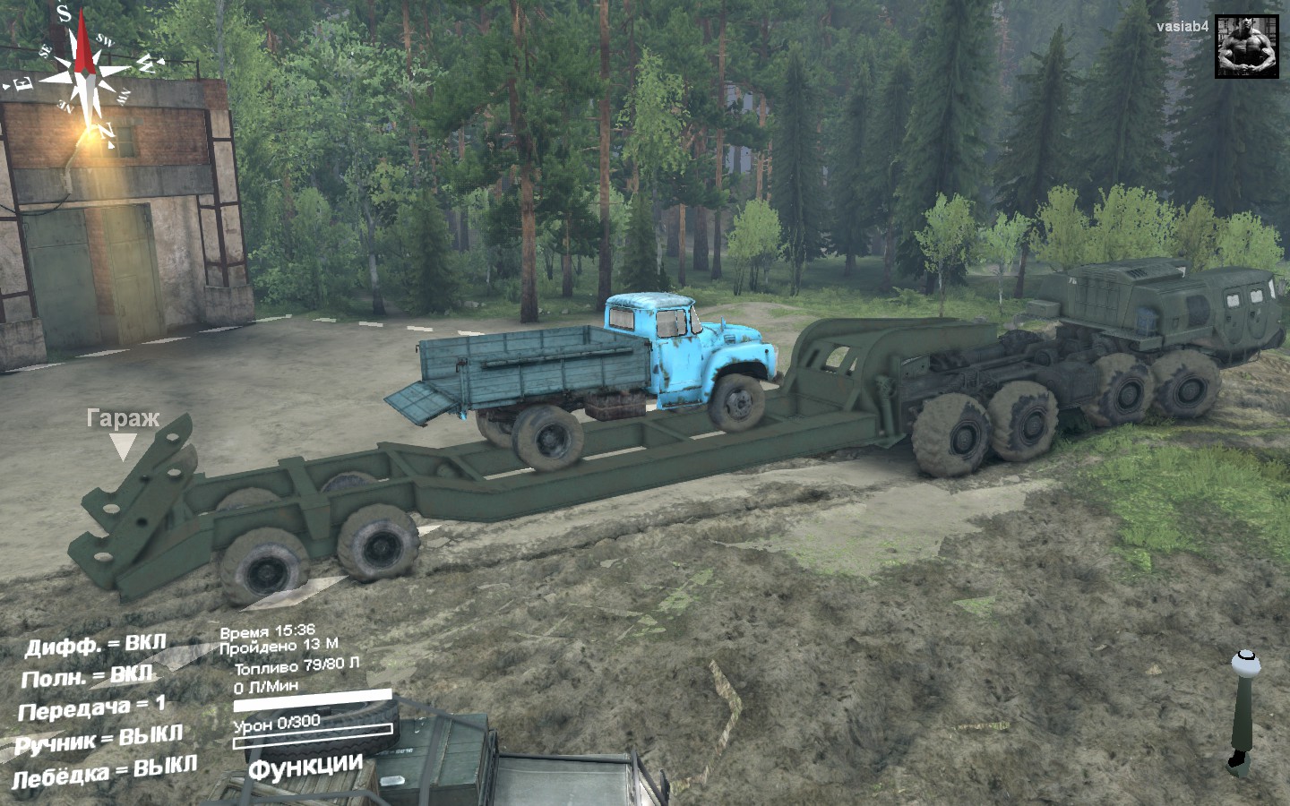 Модернизированный МАЗ-7310 для Spin Tires 2014 для Spintires 