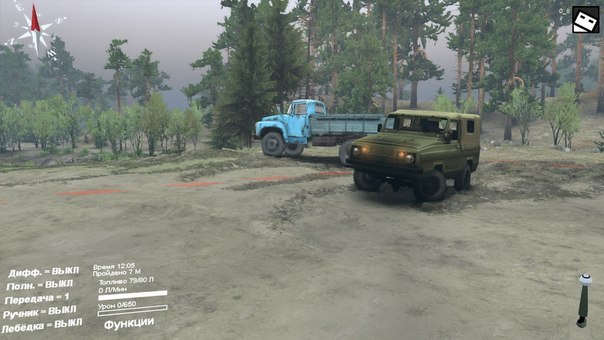 Мод Уаз 3907 для Spin Tires 2014 для Spintires 