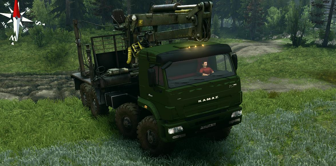 Мод Камаз 63501 Мустанг для Spin Tires 2014 для Spintires 
