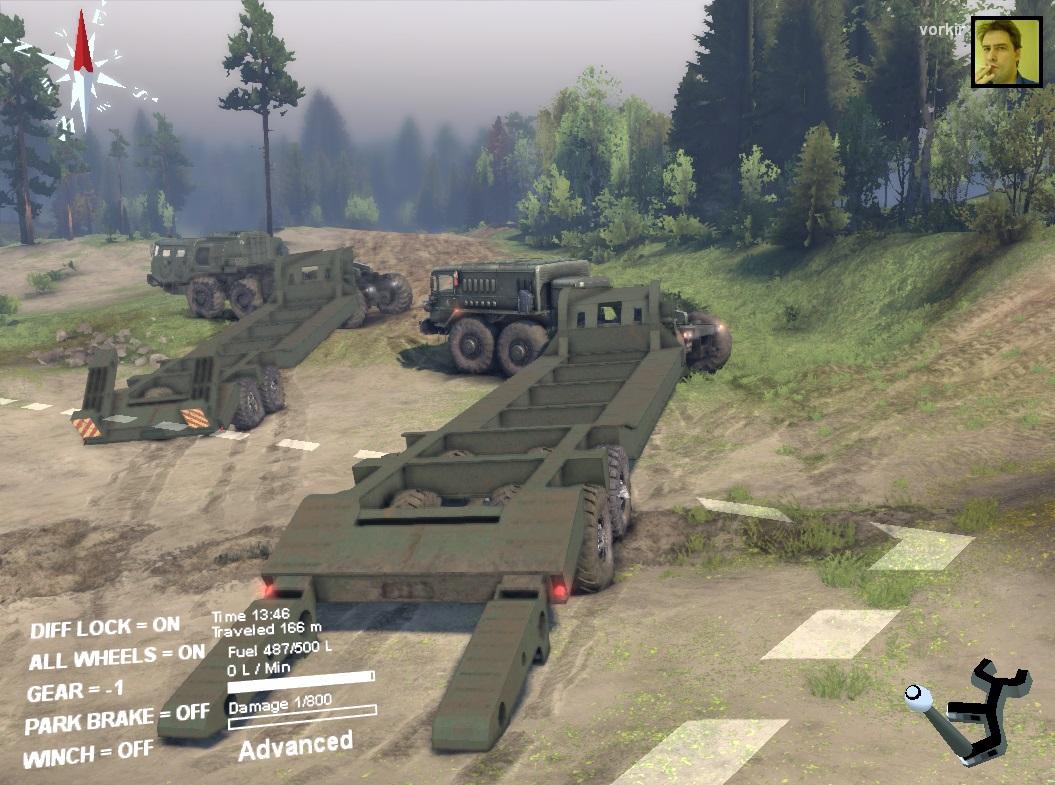 Мод ЧМЗАП 5247 v1 для Spin Tires 2014 для Spintires 