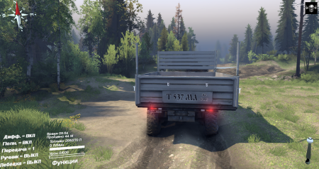 Борт на УРАЛ для Spin Tires 2014 для Spintires 