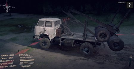 Мод МАЗ 509 для Spin Tires 2014 для Spintires 