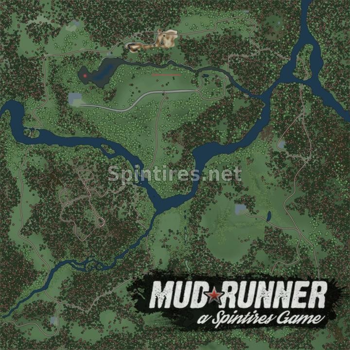 Карта «GrassRoad» для Spintires: MudRunner (v29.01.18) для Spintires 