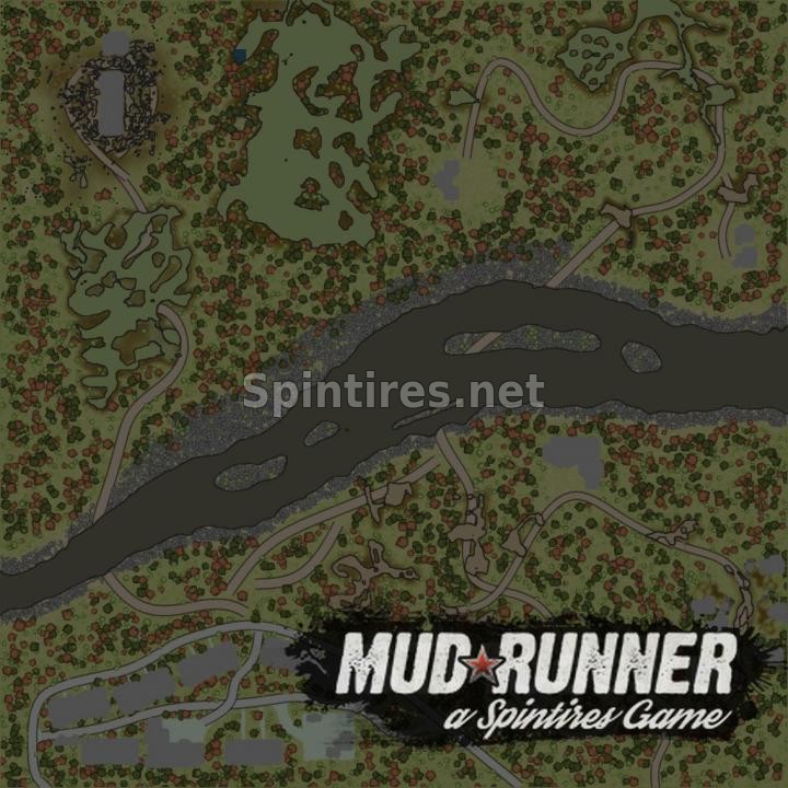 Карта «Big River» для Spintires: MudRunner (v29.01.18) для Spintires 