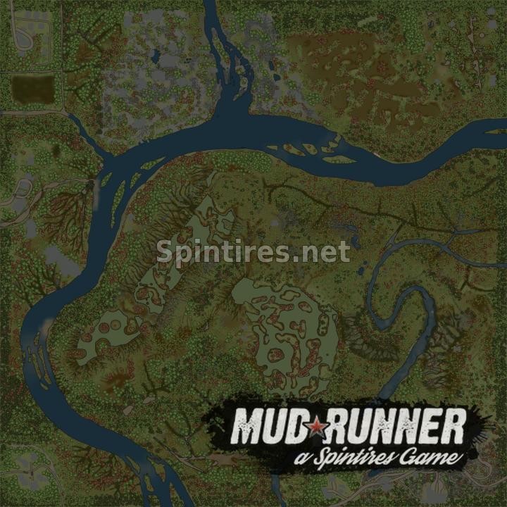 Карта «Дикая местность» для Spintires: MudRunner (v29.01.18) для Spintires 