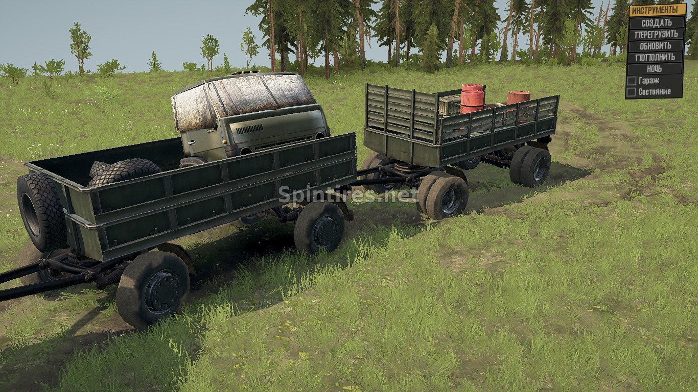 Два Прицепа для Spintires: MudRunner (v29.01.18) для Spintires 