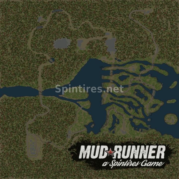Карта «Разлив» для Spintires: MudRunner (v29.01.18) для Spintires 