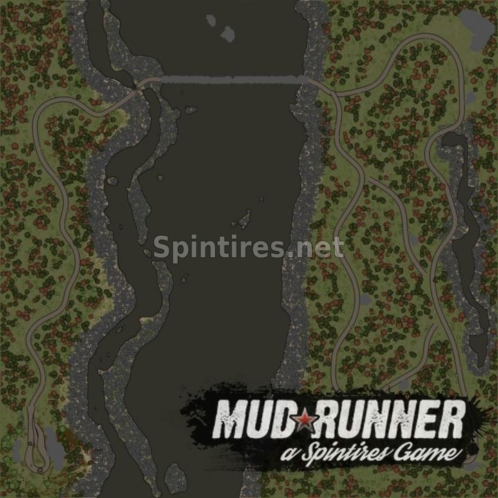 Карта «Big River 2» для Spintires: MudRunner (v29.01.18) для Spintires 