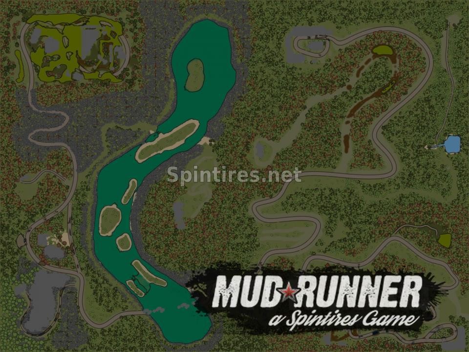 Карта «Ильинск - Холмистый край» для Spintires: MudRunner (v29.01.18) для Spintires 