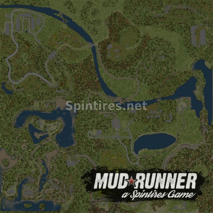 Карта «Через Кудыкины горки» для Spintires: MudRunner (v29.01.18) для Spintires 