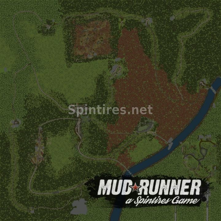 Карта «Лесная Быль» для Spintires: MudRunner (v29.01.18) для Spintires 