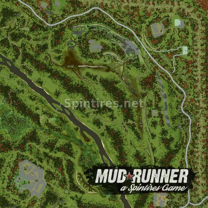 Карта «Плато» для Spintires: MudRunner (v18/03/06) для Spintires 