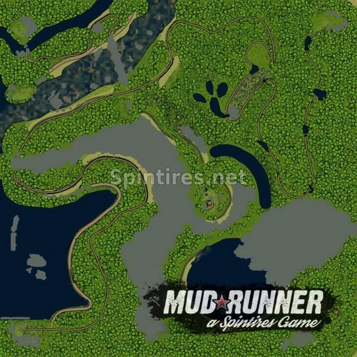 Карта «Бригада УХ 10» для Spintires: MudRunner (v18/03/06) для Spintires 