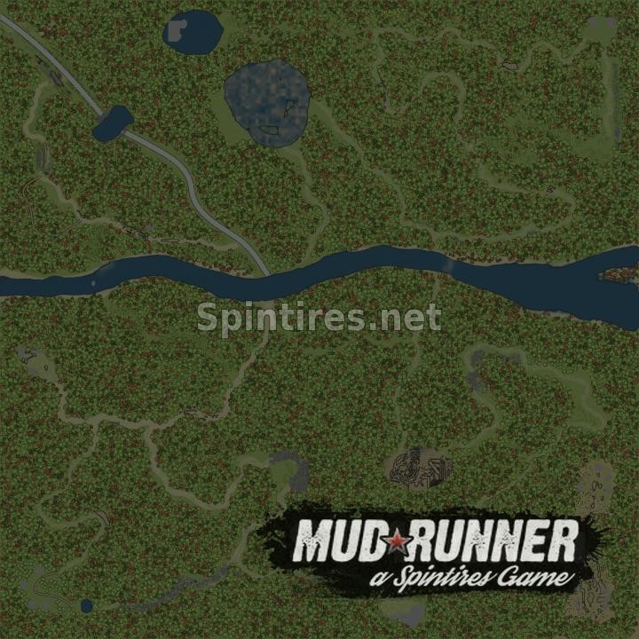 Карта «Tayga 17» для Spintires: MudRunner (v18/03/06) для Spintires 
