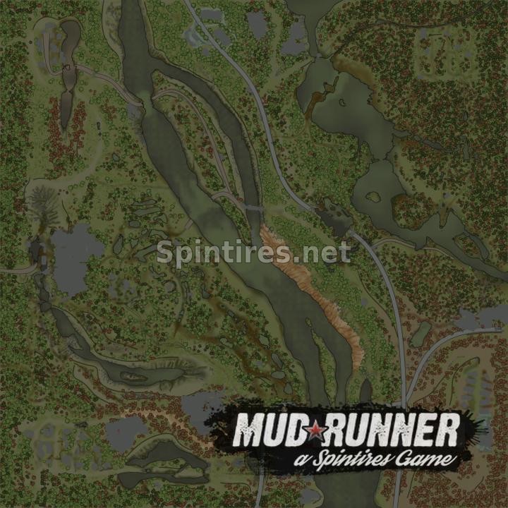 Карта «Река Тура» для Spintires: MudRunner (v18/03/06) для Spintires 