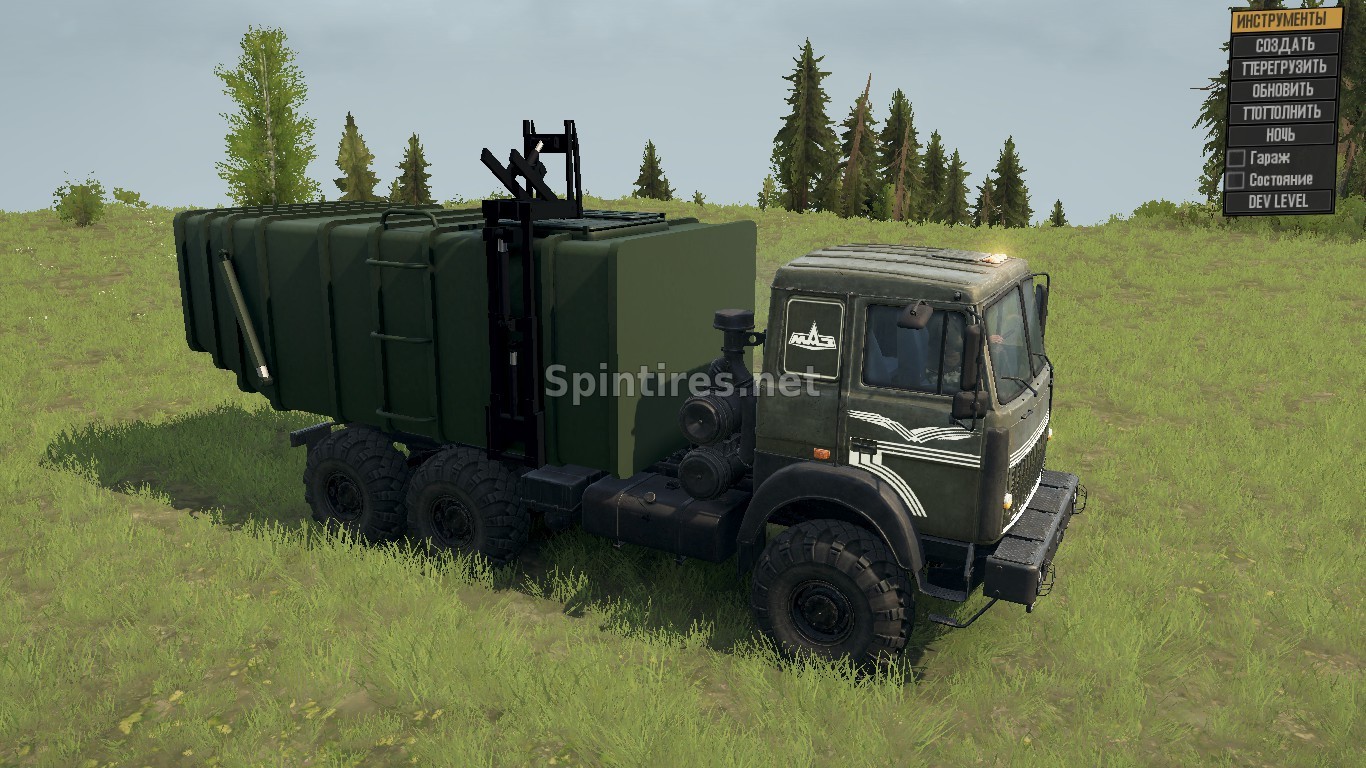 Аддон: Бункер мусоровоза для Spintires: MudRunner (v18/03/06) для Spintires 