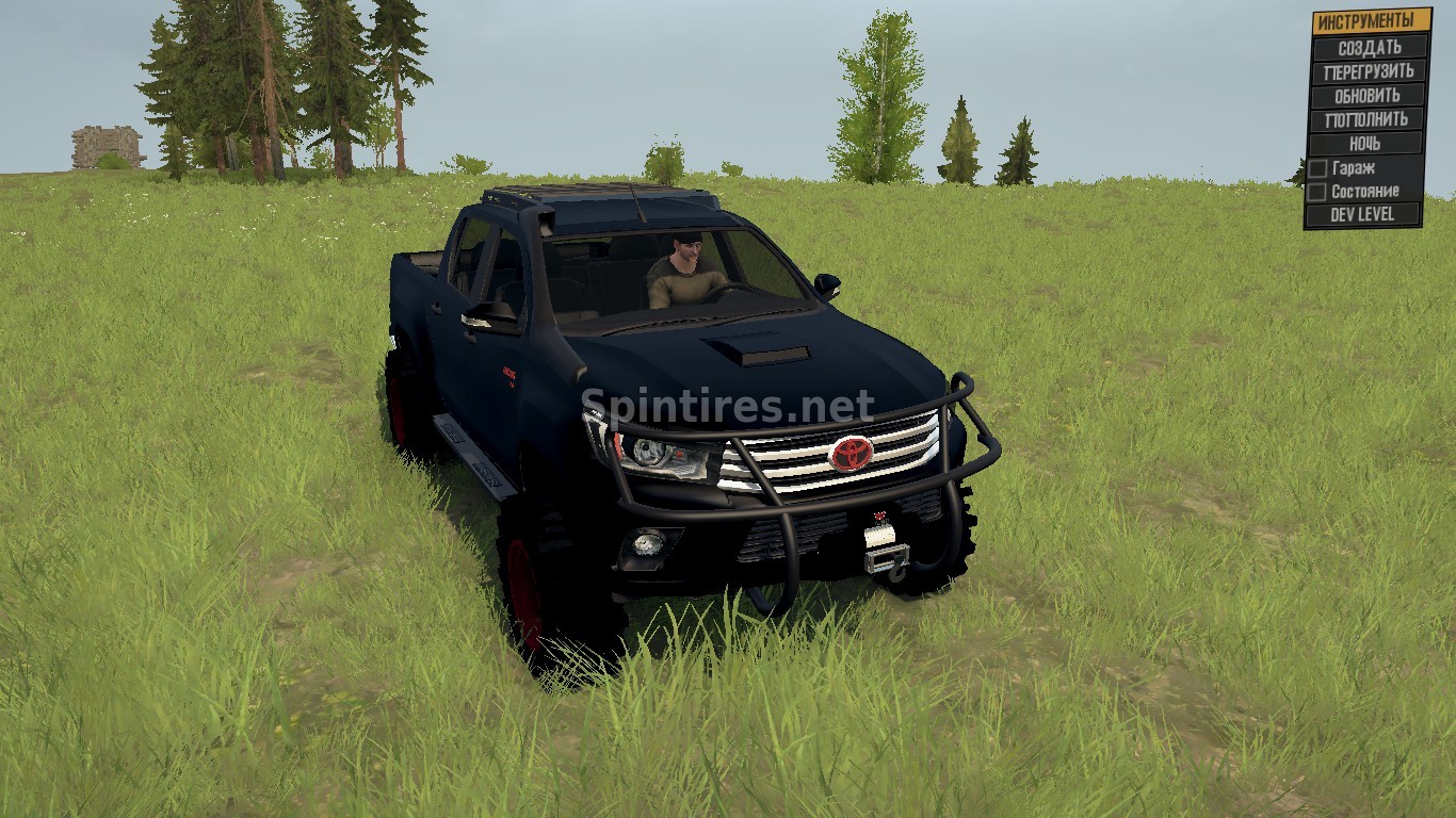Toyota Hilux 2016 Double Cab для Spintires: MudRunner (v18/03/06) для Spintires 