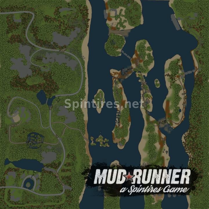Карта «River side» для Spintires: MudRunner (v18/03/06) для Spintires 