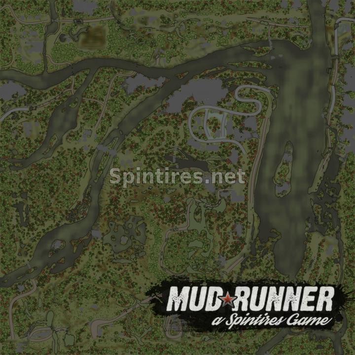 Карта «Водохранилище» для Spintires: MudRunner (v18/03/06) для Spintires 