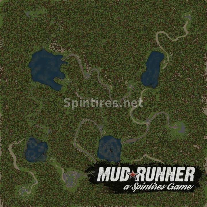 Карта «Заболоченое» для Spintires: MudRunner (v18/03/06) для Spintires 