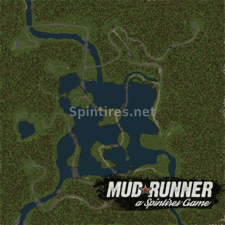 Карта «Лесное озеро» для Spintires: MudRunner (v18/03/06) для Spintires 