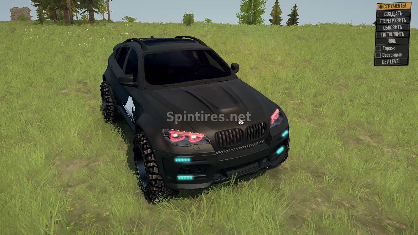 BMW X6 BORZ для Spintires: MudRunner (v18/03/06) для Spintires 