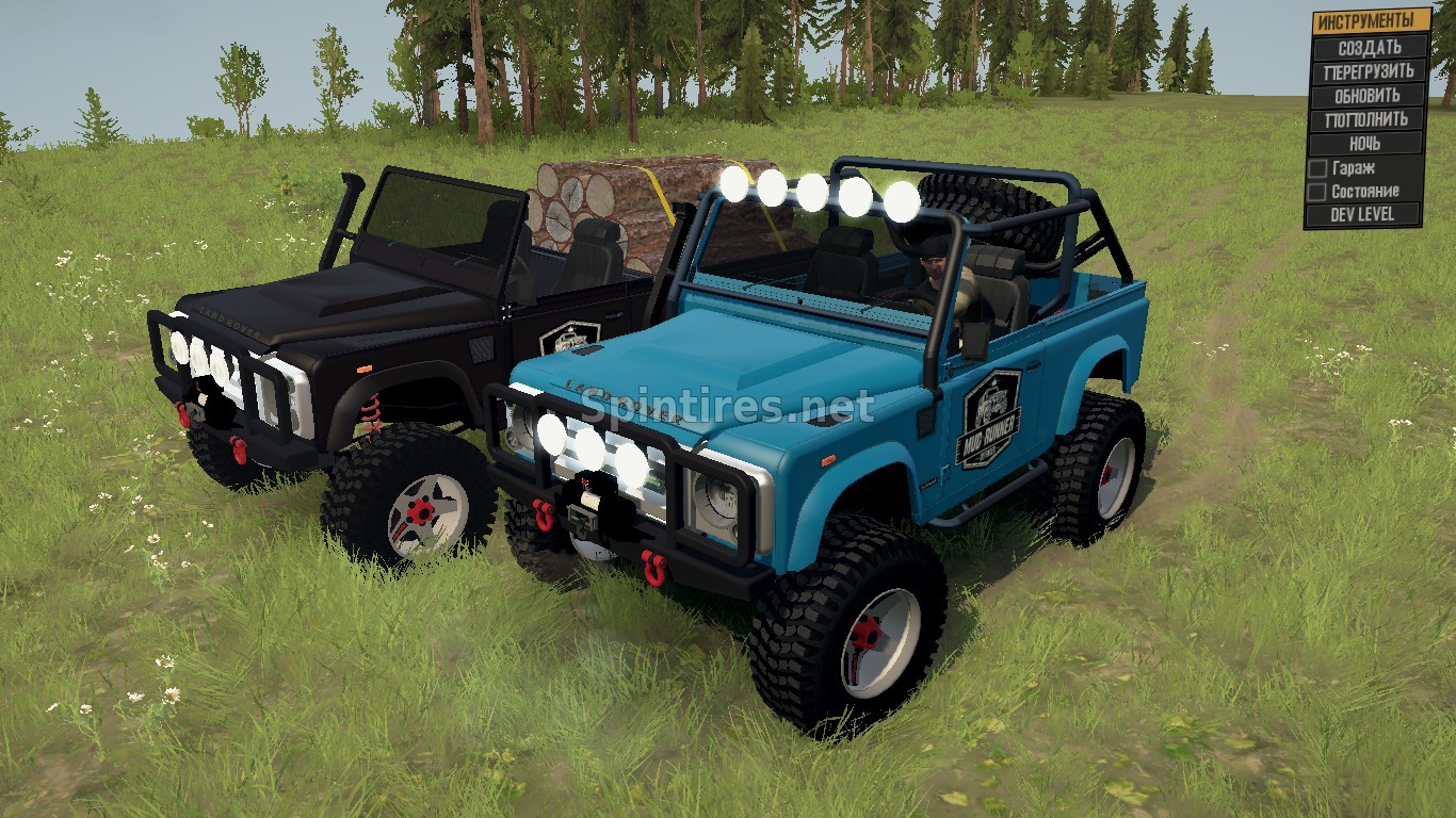 Land Rover Defender для Spintires: MudRunner (v18/03/06) для Spintires 