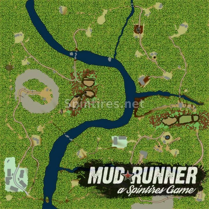 Карта «Wild Crossing» для Spintires: MudRunner (v18/03/06) для Spintires 