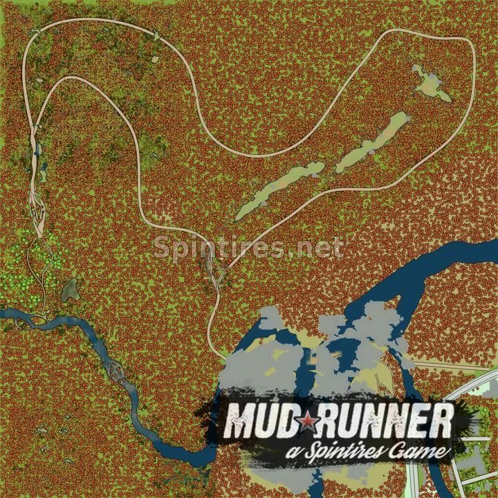 Карта «Горный переезд» для Spintires: MudRunner (v18/03/06) для Spintires 