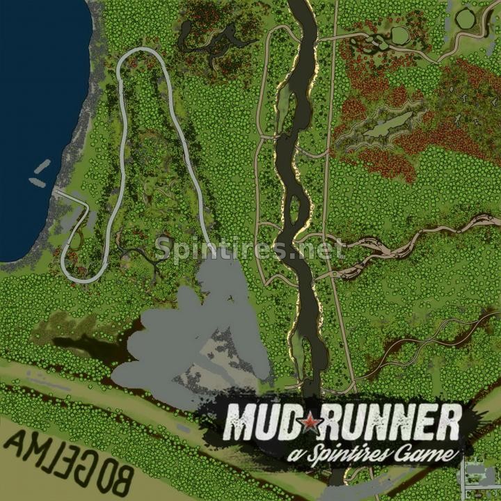Карта «Железнодорожная станция» для Spintires: MudRunner (v18/03/06) для Spintires 