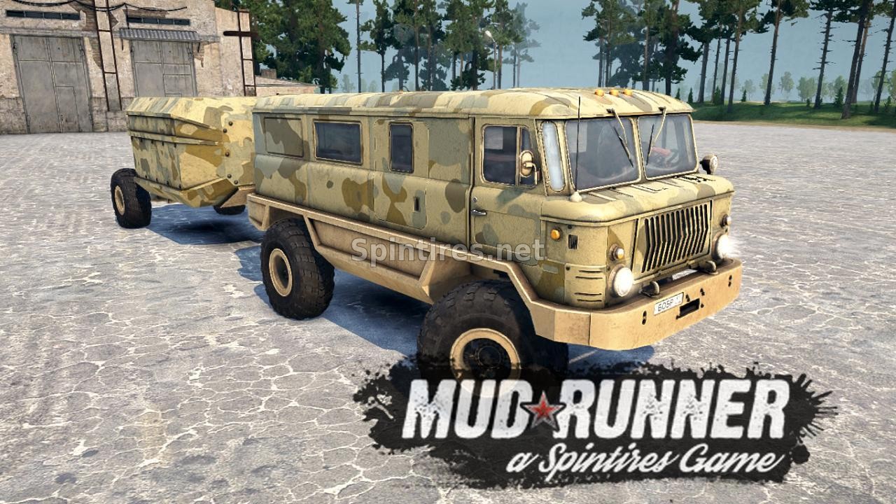 Газ-66RS «Бобр» версия 1 для Spintires: MudRunner (v18/03/06) для Spintires 
