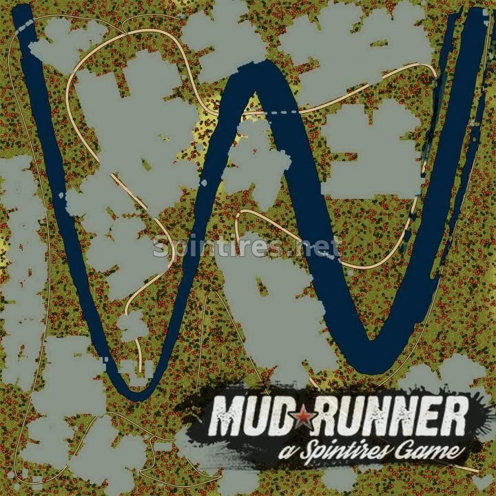 Карта «X66 3» для Spintires: MudRunner (v18/03/06) для Spintires 