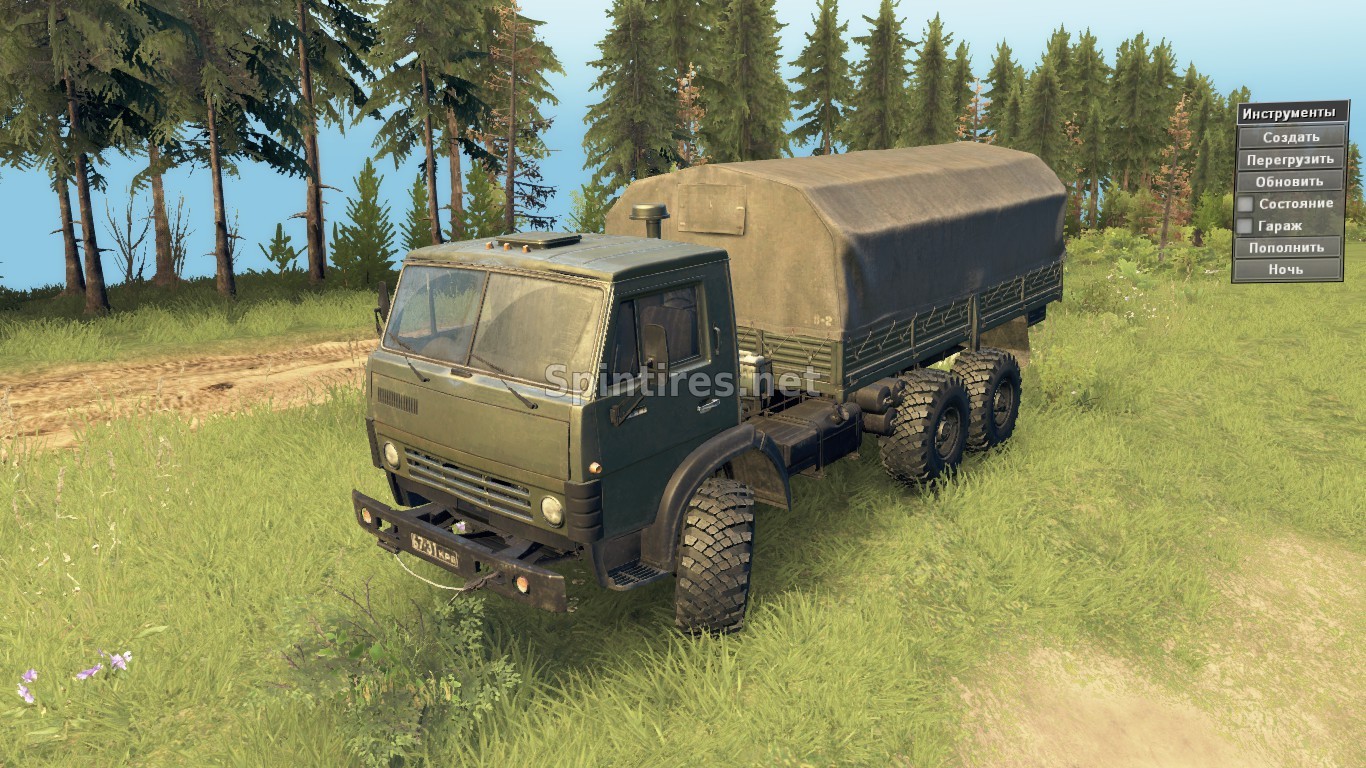 Камаз 43101 для Spin Tires v03.03.16 для Spintires 