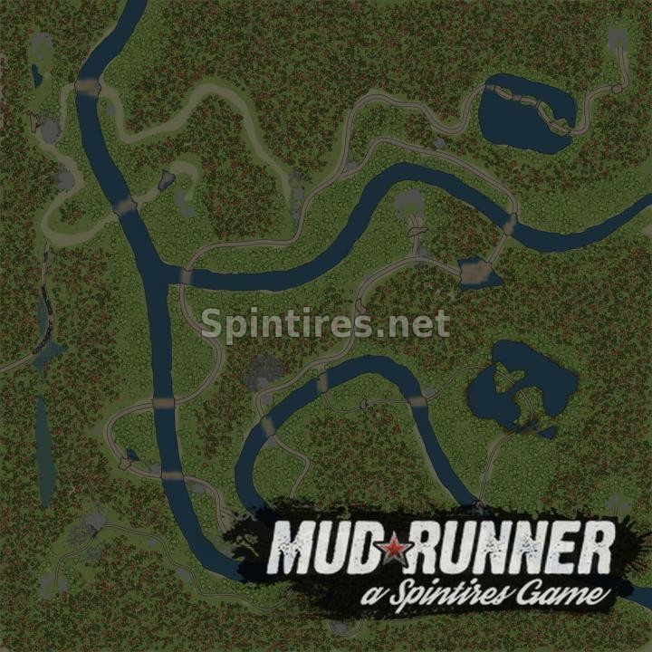 Карта «Вблизи реки» для Spintires: MudRunner (v18/03/06) для Spintires 