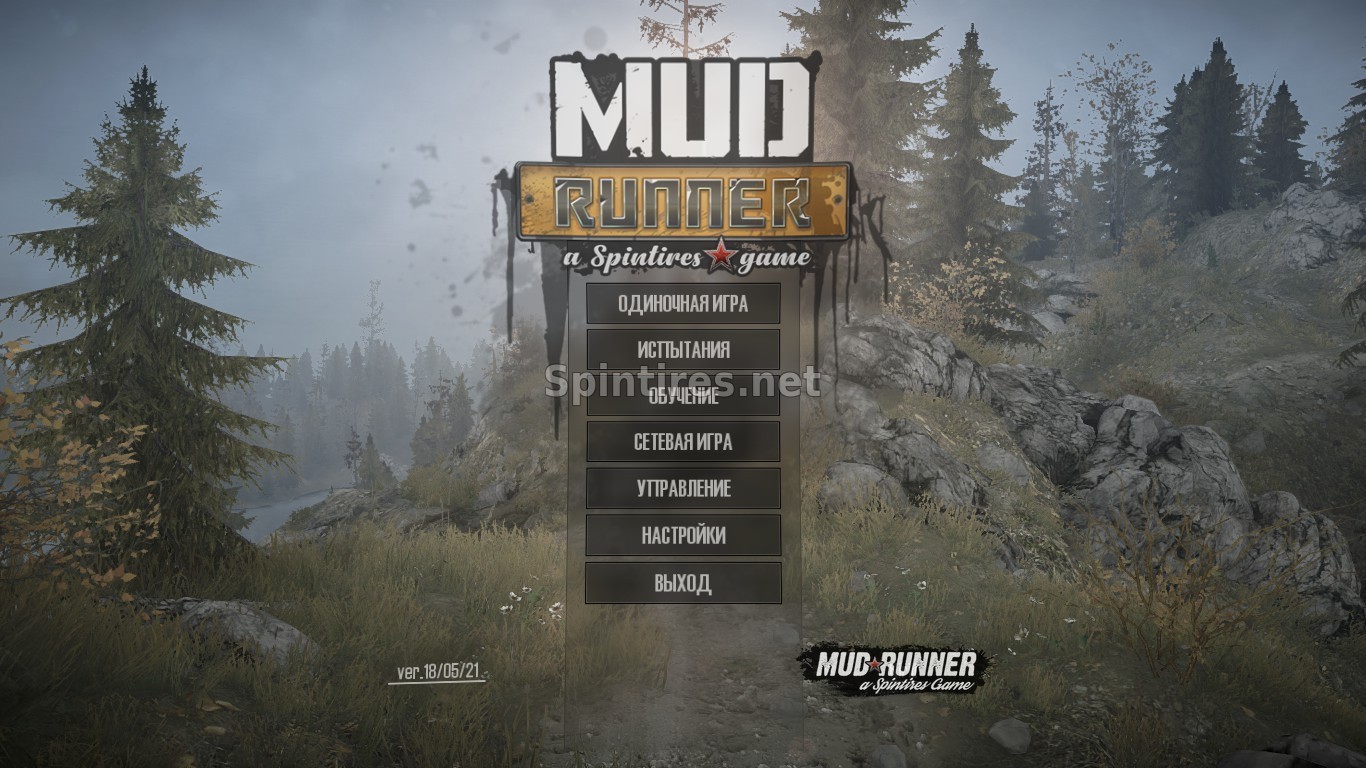 SpinTires: Mudrunner версия 18/05/21 + 2 DLC Repack для Spintires 