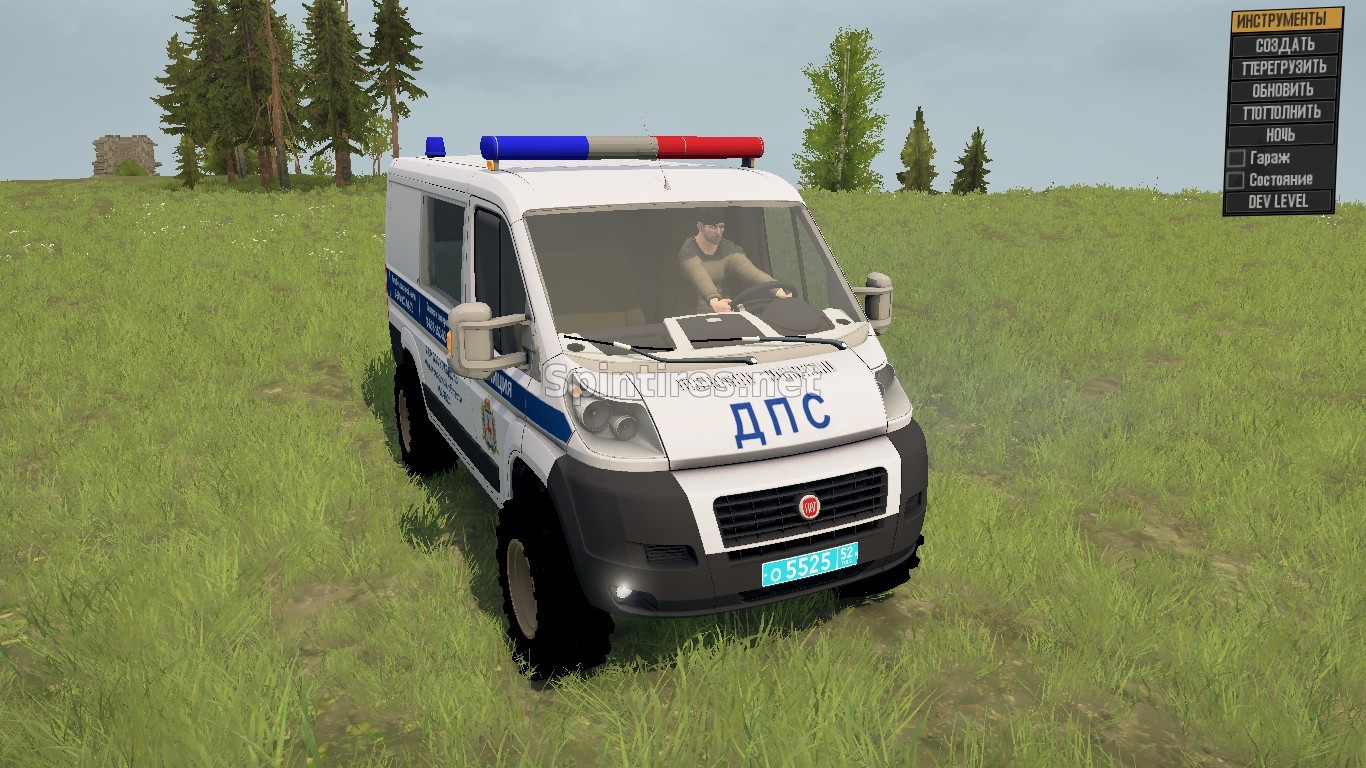 Fiat Ducato «ДПС» версия 3 для Spintires: MudRunner (v18/03/06) для Spintires 