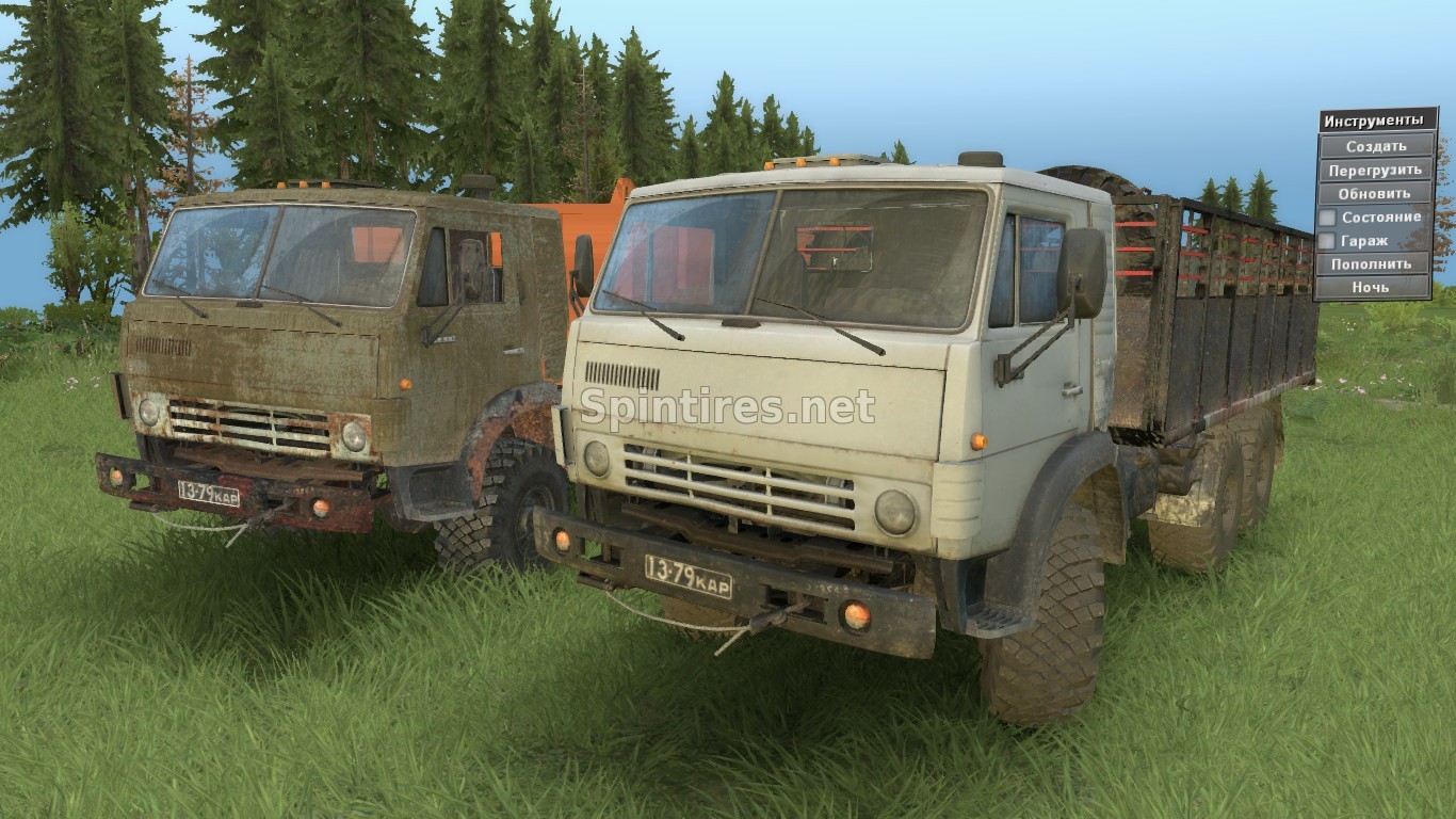 Камаз-43101 «AlexGuD» для Spin Tires v03.03.16 для Spintires 