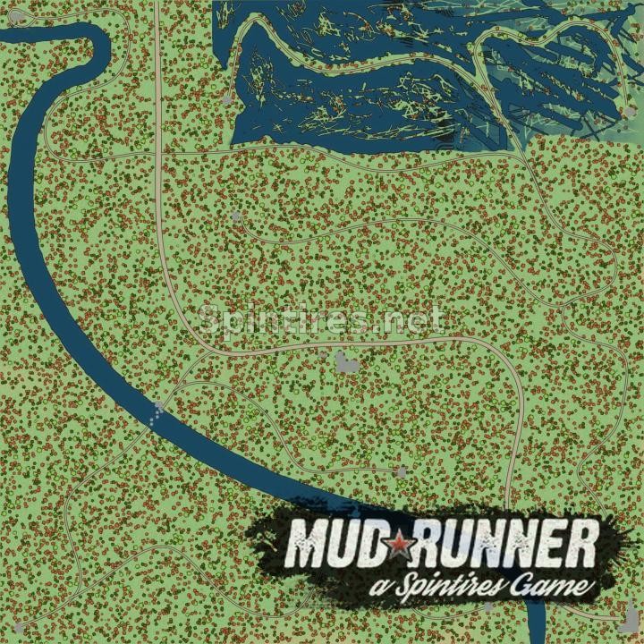 Карта «X66 7» для Spintires: MudRunner (v18/03/06) для Spintires 