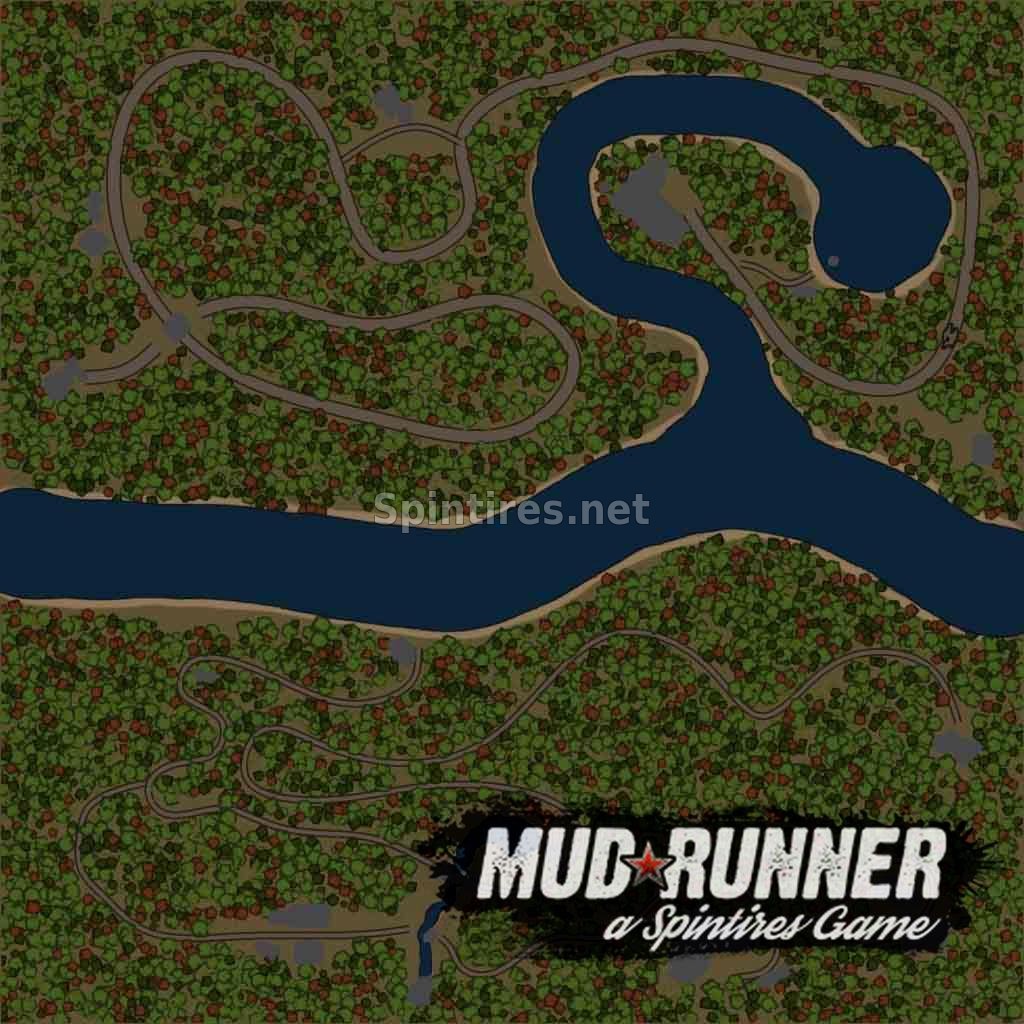 Карта «Переправа» для Spintires: MudRunner (v18/03/06) для Spintires 