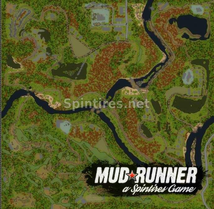 Карта «Вырубка Болот (Swamp Felling)» для Spintires: MudRunner (v18/05/21) для Spintires 