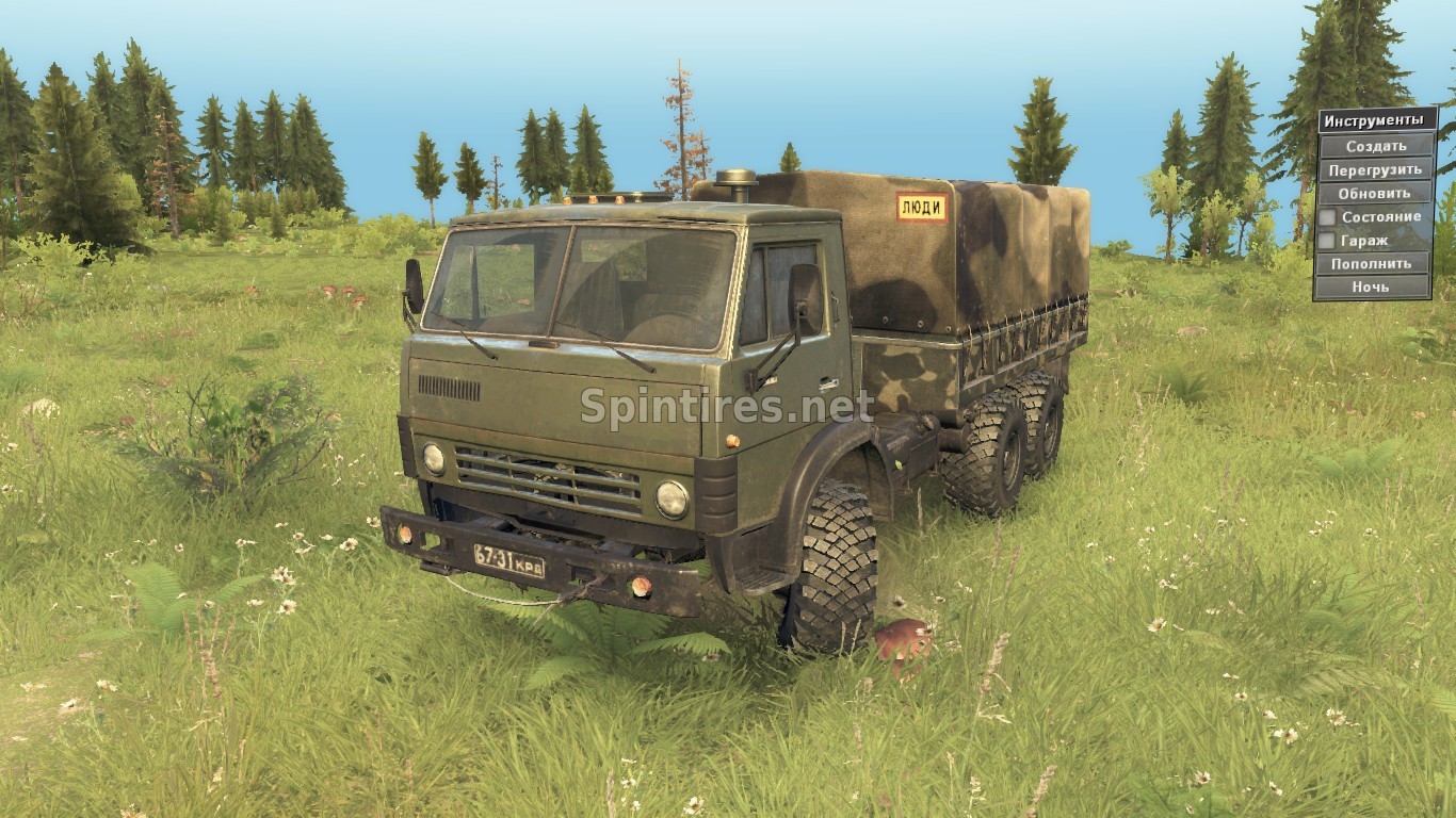 Камаз-43101 для Spin Tires v03.03.16 для Spintires 