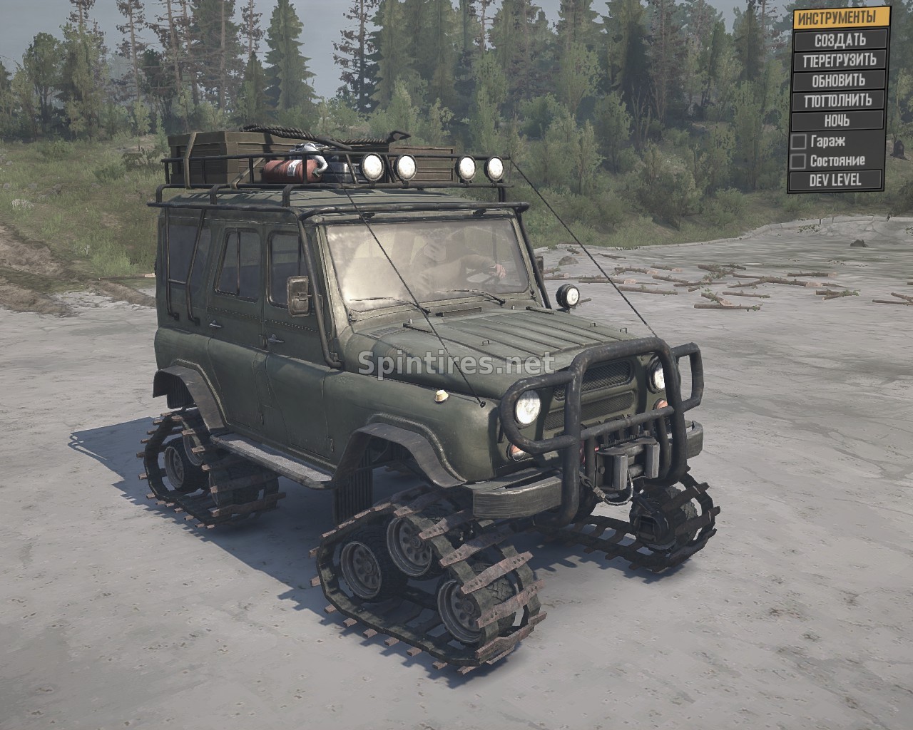 УАЗ-3151 Гусеничный версия 2 для Spintires: MudRunner (v18/05/21) для Spintires 