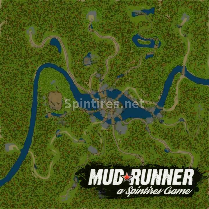 Карта «Развилка» для Spintires: MudRunner (v18/05/21) для Spintires 