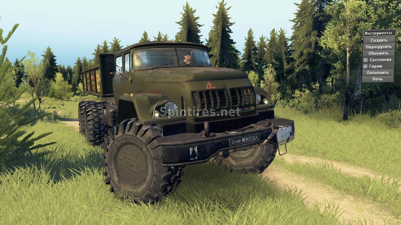 ЗиЛ-131RS «Балда» для Spin Tires v03.03.16 для Spintires 