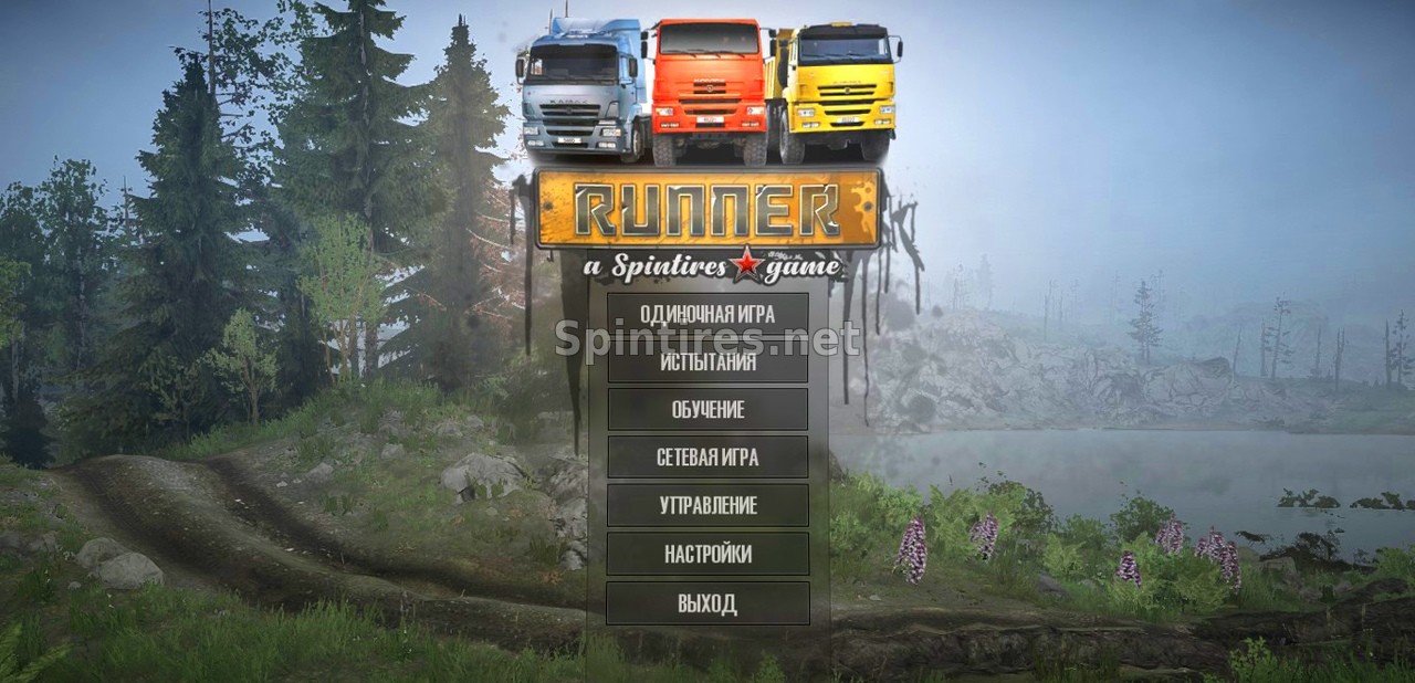 Шапка меню Камаз для Spintires: MudRunner (v18/05/21) для Spintires 